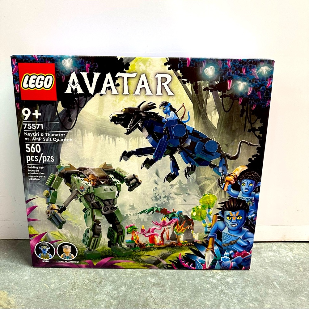 LEGO AVATAR 75571: Neytiri & Thanator vs. AMP Suit Quaritch 560 Pieces NEW